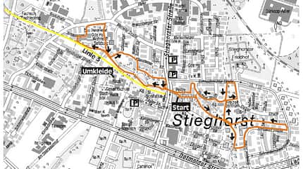 Alt-Stieghorster Nikolauslauf Bielefeld Streckenplan
