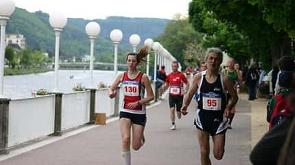 Stadtlauf Bad Ems: Durch den Kurpark an der Lahn