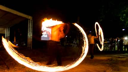 Feurige Stimmung in Novi Sad