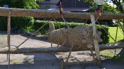 Strohfigurenultralauf Laboe Doppeldecker