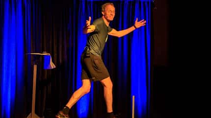 Dieter Baumann in seiner aktuellen Theatershow.