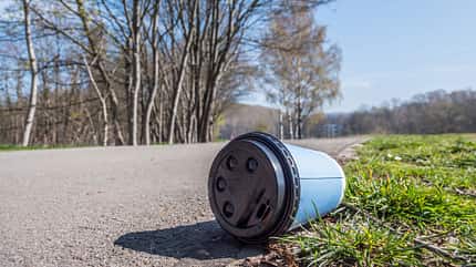 Müll auf der Laufstrecke