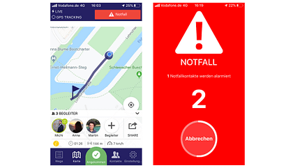 Tracking-App Screenshot Tracking-App Screenshot