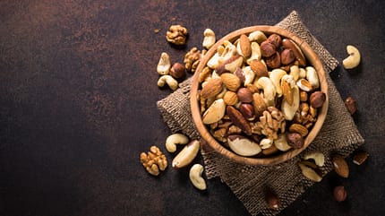 Nüsse enthalten besonders viel Omega-3-Fettsäuren