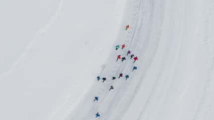 Frozen Lake Marathon in Norwegen