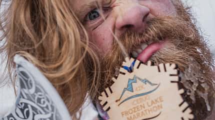 Frozen Lake Marathon in Norwegen