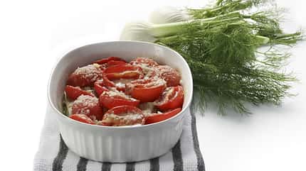 Fenchel-Tomaten-Gratin