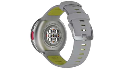 Polar Vantage V2, Rückseite mit Pulssensor
