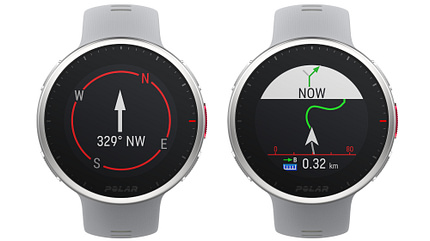 Polar Vantage V2, Kompass und Navigationsfunktion