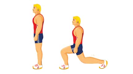 Exzentrisches Training: Ausfallschritt Exzentrisches Training: Ausfallschritt