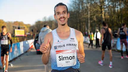 Simon Boch beim 10k-Invitational-Dresden im November 2020. Simon Boch beim 10k-Invitational-Dresden im November 2020.