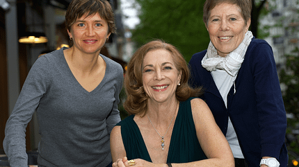 Irina Mikitenko, Kathrine Switzer und Christa Vahlensieck Irina Mikitenko, Kathrine Switzer und Christa Vahlensieck
