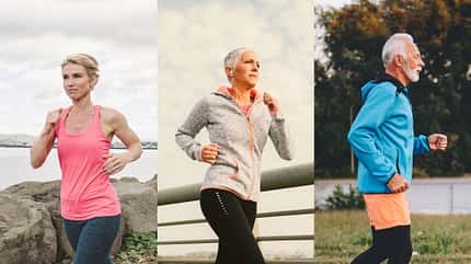 Laufen in verschiedenen Altersstufen Laufen in verschiedenen Altersstufen