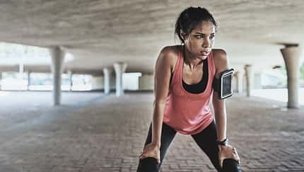 Schwitzen beim Sport