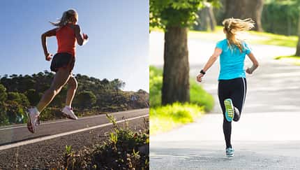 Lauftechnik: richtig bergauf und bergab laufen