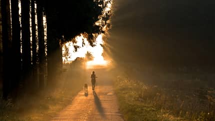 Morgens joggen