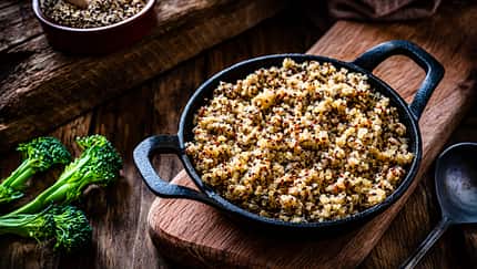 Gekochte Quinoa