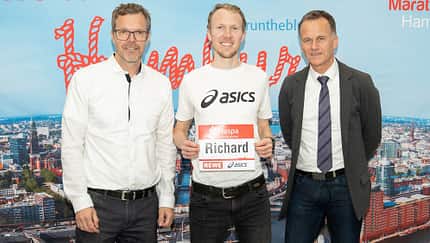 Richard Ringer läuft Marathon Hamburg 2023