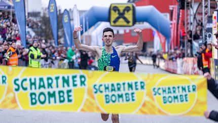 Elzan Bibic beim Silvesterlauf Peuerbach