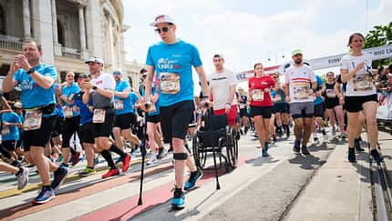 Lukas Müller beim Wings for Life World Run 2023