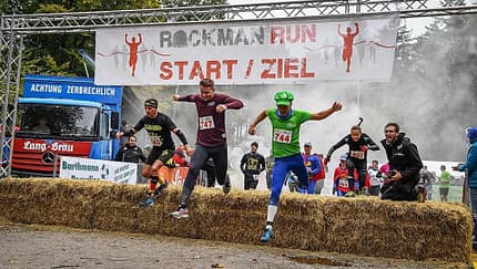 Zieleinlauf Rockman Run Wunsiedel