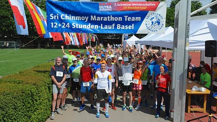 Sri Chinmoy 12+24 Stunden-Lauf  Basel