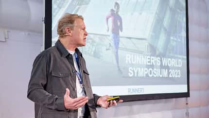 Urs Weber führte durch das RUNNER'S WORLD Symposium