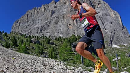 Dolomites Saslong Half Marathon St. Christina