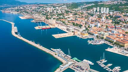 Rijeka, Hafenstadt in Kroatien