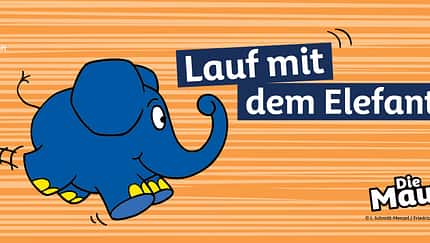 Virtueller Lauf mit dem Elefanten