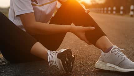 Verhärtete Waden beim Joggen