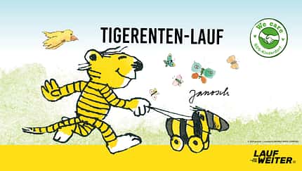 Virtueller Tigerenten-Lauf