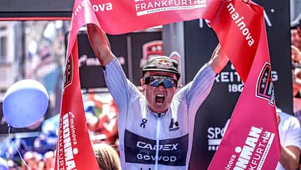 Kristian Blummenfelt beim Ironman Frankfurt 2025