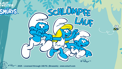 Virtueller Schlümpfe-Lauf