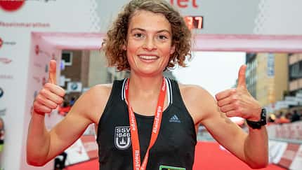 Alina Reh beim Köln-Marathon 2018