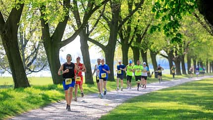 Unterwegs beim Neusser Osterlauf