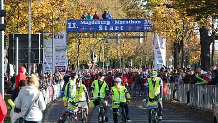 Start zum Magdeburg-Marathon