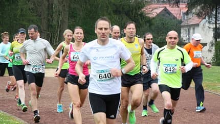 Start zum Sparkassenlauf Bergen