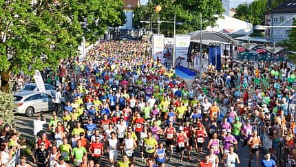 Start zum Traunreuter Stadtlauf