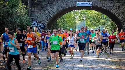 Lauf durch den Volkspark Rehberge Berlin