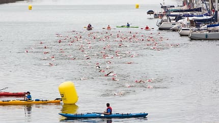 City Triathlon in Bremen 2018 Schwimmen