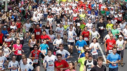 Start zum Maisel's Fun Run in Bayreuth