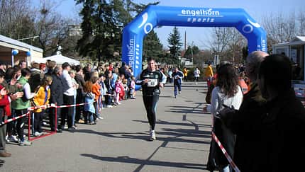 Kurz vor dem Ziel des Brühler Heini-Langlotz-Lauf