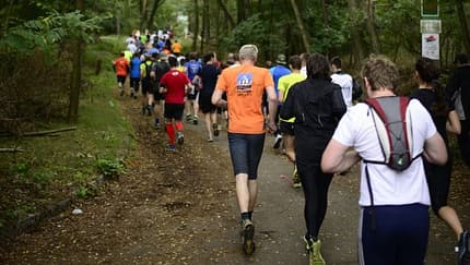 Bergauf und bergab beim Trail Run Berlin