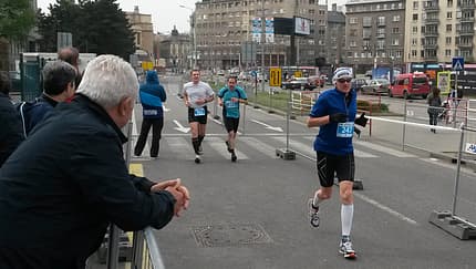 Schlussspurt beim Bratislava-Marathon