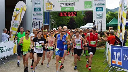 2. Sauerland-Höhenflug-Trailrun 2015 Start Halbmarathon