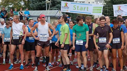 Start zum 32. Freiberger Herbstlauf