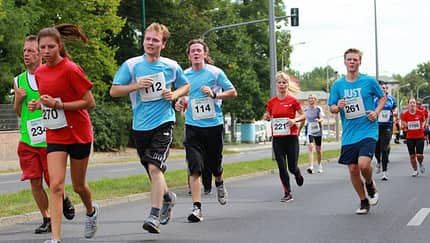Unterwegs beim Eberswalder Stadtlauf