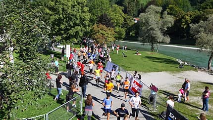 Isar-Lauf Bad Tölz - Lenggries Start 21 km
