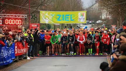 Start zum Silvesterlauf Kaufungen